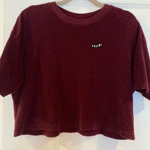 Volcom cropped short sleeve with design